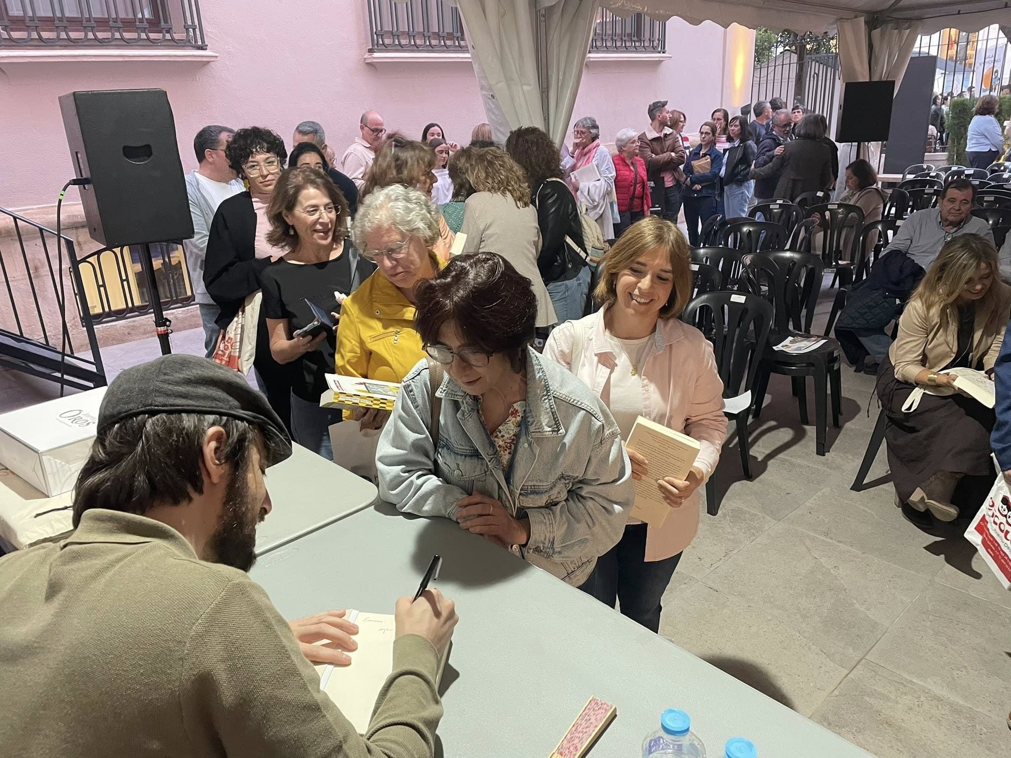 David Uclés Pregonero de la Feria del Libro de Jaén 